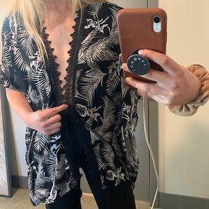 Black and White Cardigan